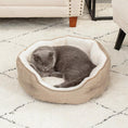 Load image into Gallery viewer, Soft Round Bed Sofa Blankets Kennel Nest Cats and Puppies
