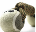 Load image into Gallery viewer, Cotton Rope Tennis Dumbbell Dog Toy
