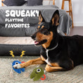 Load image into Gallery viewer, Large Dog Squeaky Chew Stuffed Plush Tug Of War Rope Monster Toys
