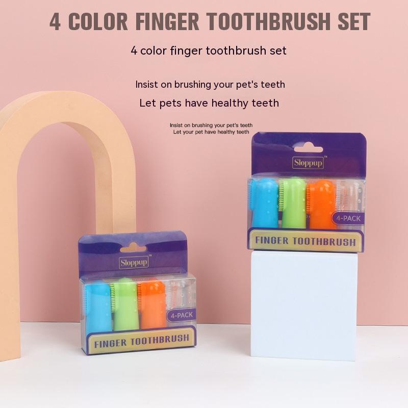 Pet Finger Toothbrush For Dog