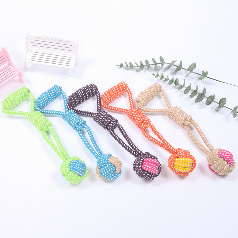 Interactive Cotton Rope Mini Dog Toys Ball For Dogs Accessories Toothbrush Chew Puppy Toy For Large Small Dogs