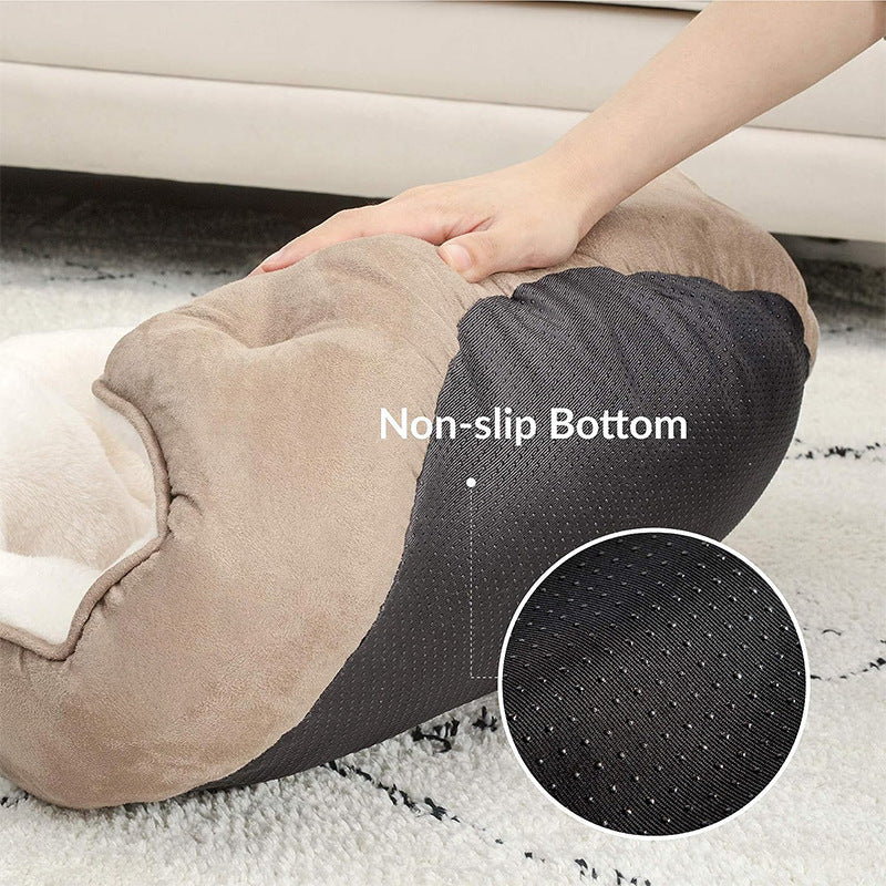 Soft Round Bed Sofa Blankets Kennel Nest Cats and Puppies