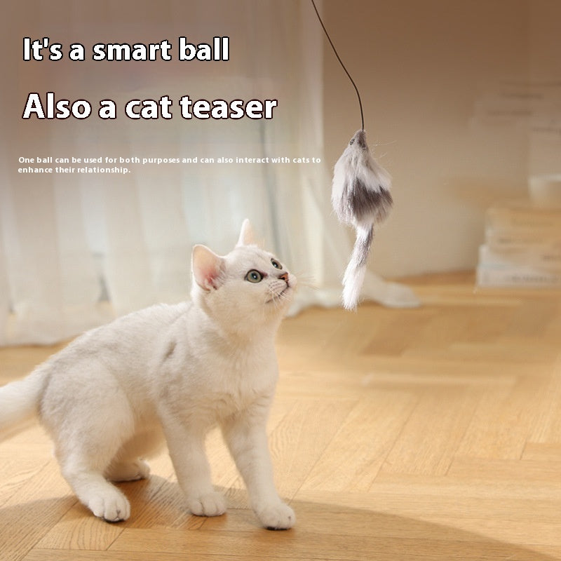 Automatic Intelligent Rolling Ball Mouse Teaser Cat Toys