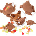 Load image into Gallery viewer, Roast Turkey Vegetable Sniff Hide Food Leakage Training Play Plush Toy
