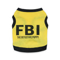 Load image into Gallery viewer, Police Suit Cosplay Dog Clothes Black Elastic Vest Coats
