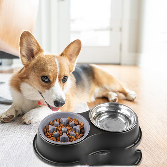 Pet Slow Feeding Removable Bowls