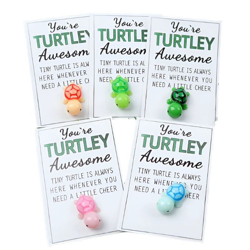 Hug Turtles Emotional Support Ornament Greeting Card Gift