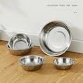 Load image into Gallery viewer, Large Capacity Stainless Steel Dog Bowls Metal Bowl for Pet Sturdy and Durable Thick Smooth Metal Food and Water Dishes
