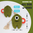 Load image into Gallery viewer, Large Dog Squeaky Chew Stuffed Plush Tug Of War Rope Monster Toys
