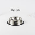 Load image into Gallery viewer, 6 Size Stainless Steel Bowls Water, Food For Dogs and Cats
