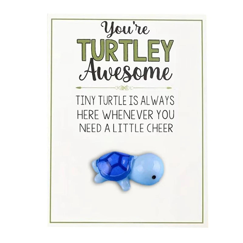 Hug Turtles Emotional Support Ornament Greeting Card Gift