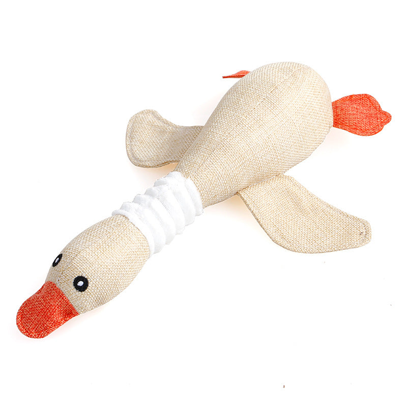 Dog Sounding Duck Plush Toys