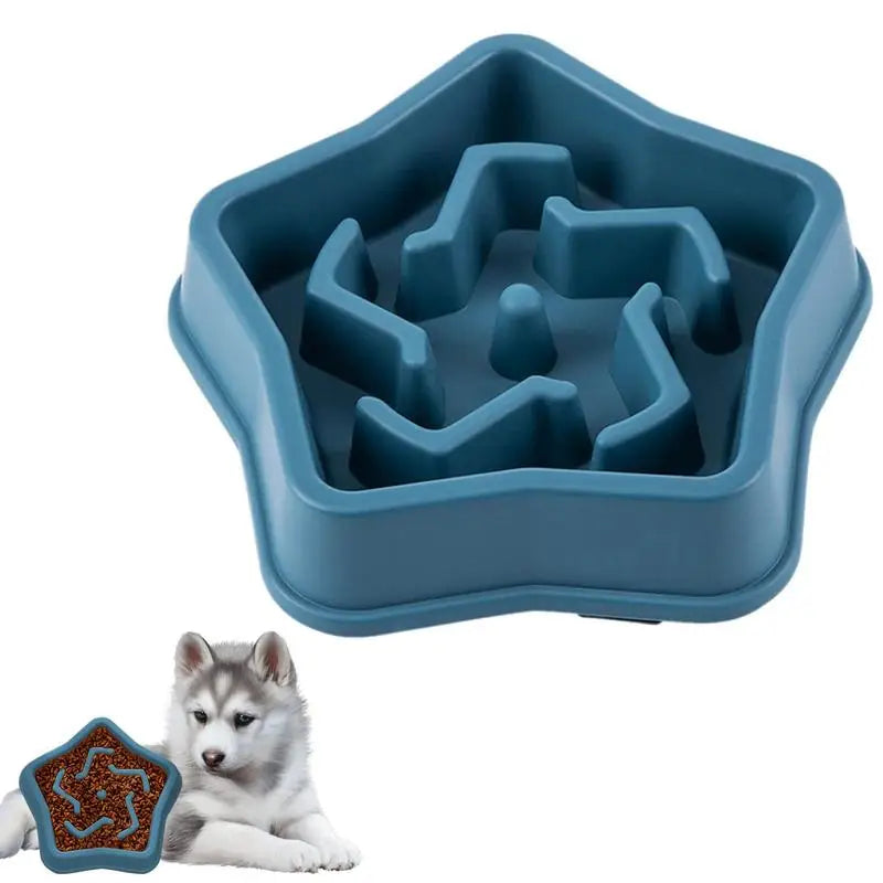 Slow Feeder Dog Bowls Anti Gulping Healthy Eating Fun