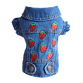 Load image into Gallery viewer, Denim Dog Clothes for Pitbull Dachshund Fashion Dog Jean Jacket
