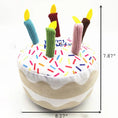 Load image into Gallery viewer, Cute Birthday Cake Squeaky Bite Resistant Bone and, Cupcake Happy Birthday Dog Toys
