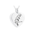 Load image into Gallery viewer, Cremation jewelry  Paw Print Owner's Foot pattern pendant necklace keepsake jewelry -Never walk alone
