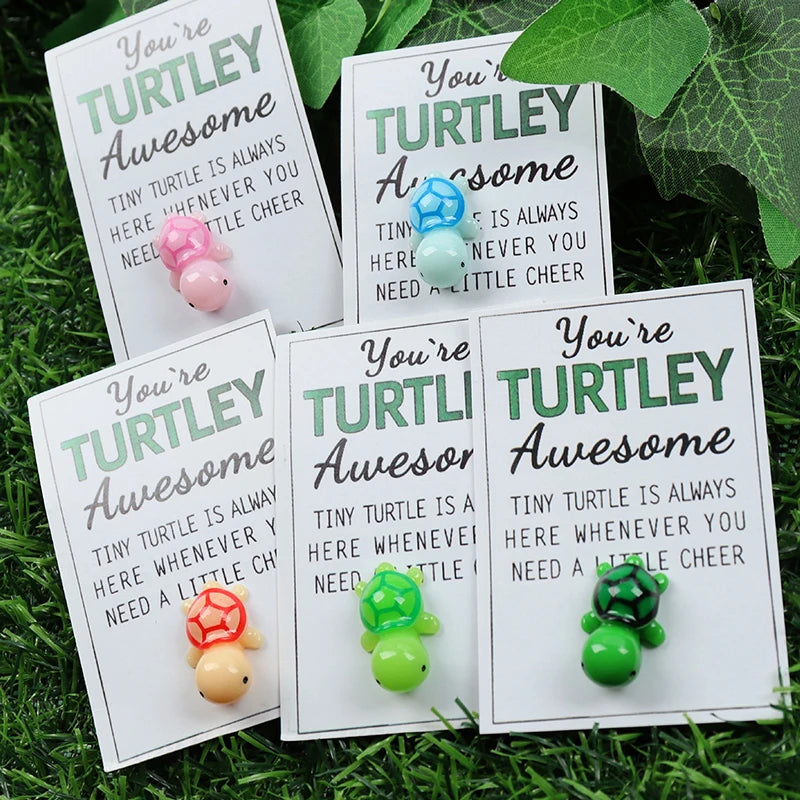 Hug Turtles Emotional Support Ornament Greeting Card Gift