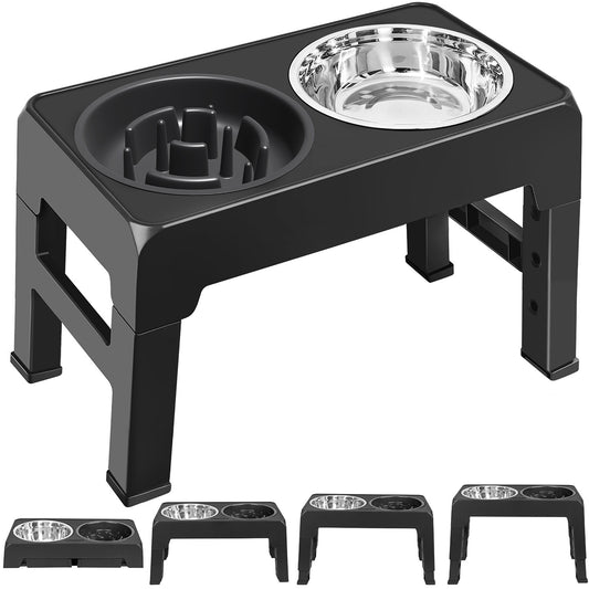 Adjustable Lifting Dog Bowl Food Basin Integrated