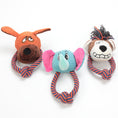 Load image into Gallery viewer, Dogs Cotton Rope Sound Grinding Teeth Toys
