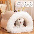 Bild in Galerie-Betrachter laden, New Splice Portable Pet Nest Portable Autumn And Winter Warm Dog Nest Moisture-proof Long Fur Cat Nest Cross Border Pet Nest
