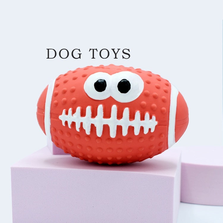 Pet Latex Sound Football Toy Dog Bite-resistant Pet Molar