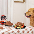 Load image into Gallery viewer, Roast Turkey Vegetable Sniff Hide Food Leakage Training Play Plush Toy
