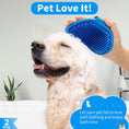 Load image into Gallery viewer, 3-piece Set Dog Bath Brush Shampoo Brush Massage Brush With Adjustable
