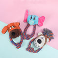 Load image into Gallery viewer, Dogs Cotton Rope Sound Grinding Teeth Toys
