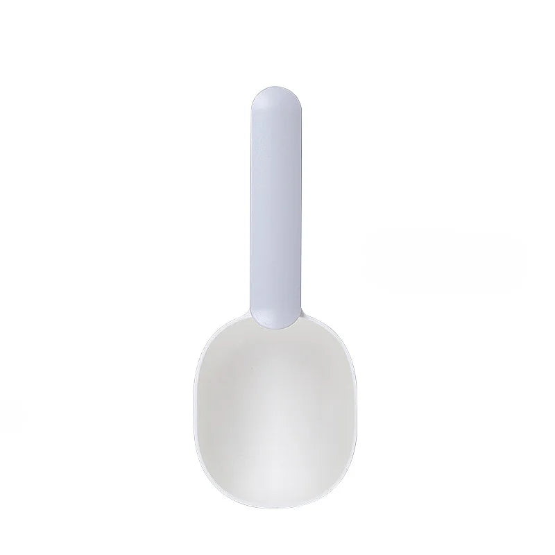 Pet Feeding Spoon Multi-function Fashion Food Shovel Scoop with Sealed Bag Clip Design Creative Measuring Cup Pet Feeder