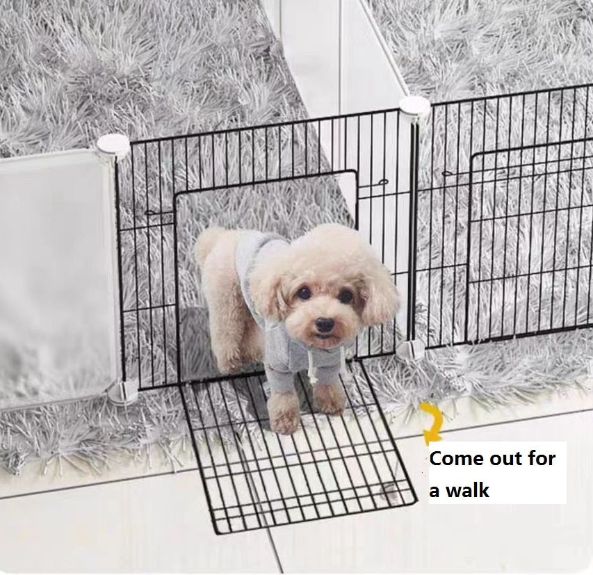 Dog Pen Indoor Cage Small Medium Dog Home Pet Fence Kennel