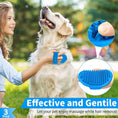 Load image into Gallery viewer, 3-piece Set Dog Bath Brush Shampoo Brush Massage Brush With Adjustable
