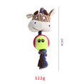 Load image into Gallery viewer, Dog Tennis Ball Cotton Rope Bite Resistant Play Toy
