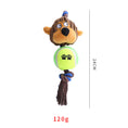 Load image into Gallery viewer, Dog Tennis Ball Cotton Rope Bite Resistant Play Toy
