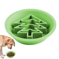 Load image into Gallery viewer, Slow Eating Dog Bowl Christmas Silicone Feeding Dish
