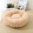 Load image into Gallery viewer, Donut Dog Bed Warm Soft Long Plush Bed For Small Large Dog Washable Sofa Cushion
