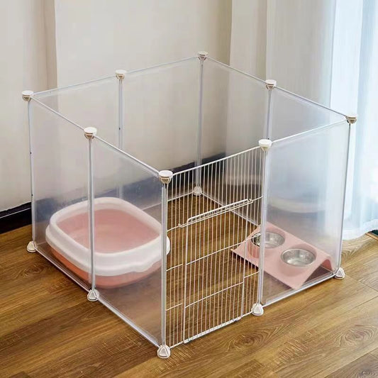 Dog Pen Indoor Cage Small Medium Dog Home Pet Fence Kennel