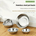 Bild in Galerie-Betrachter laden, Pets Stainless Steel Bowl For Large Dog Non-slip Dog Basin More Sizes Pet Feeder
