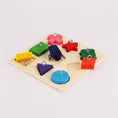 Load image into Gallery viewer, Parrot Training Toy 9 Color Wooden Blocks
