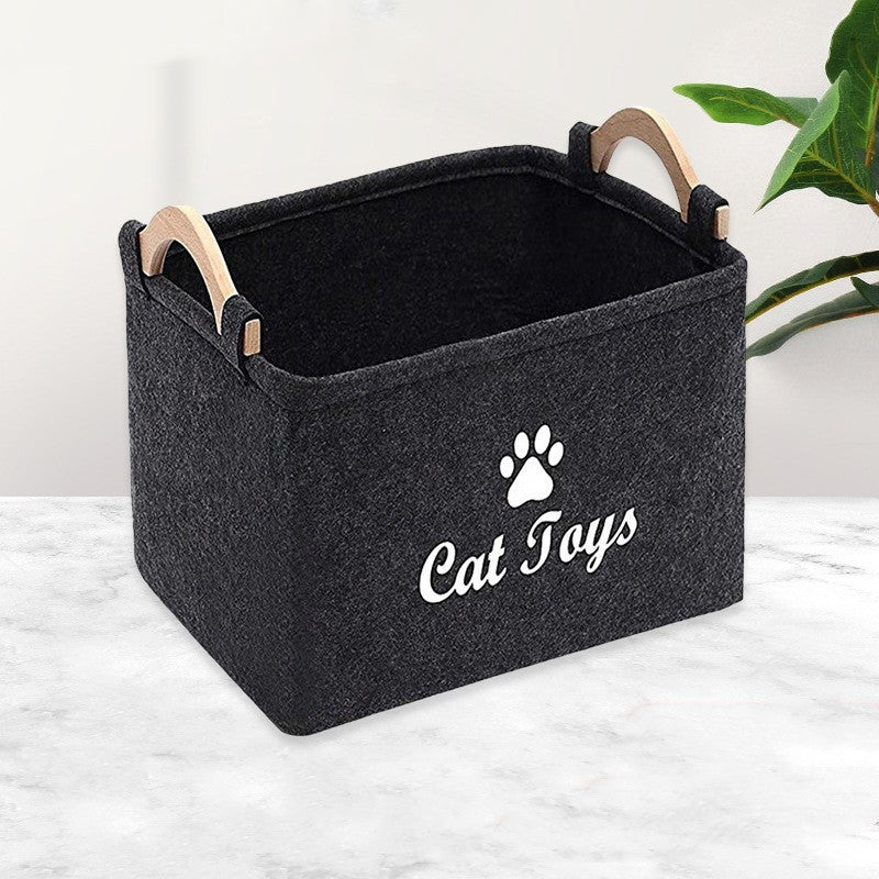 Pet Toys Box Storage Basket