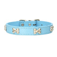 Load image into Gallery viewer, Pet Supplies Bone Collar PU Leather Dog Leash Accessories
