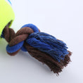 Load image into Gallery viewer, Dog Tennis Ball Cotton Rope Bite Resistant Play Toy
