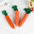 Load image into Gallery viewer, Cotton String Carrot Molar Teeth Cleaning Bite-resistant Dog Toy
