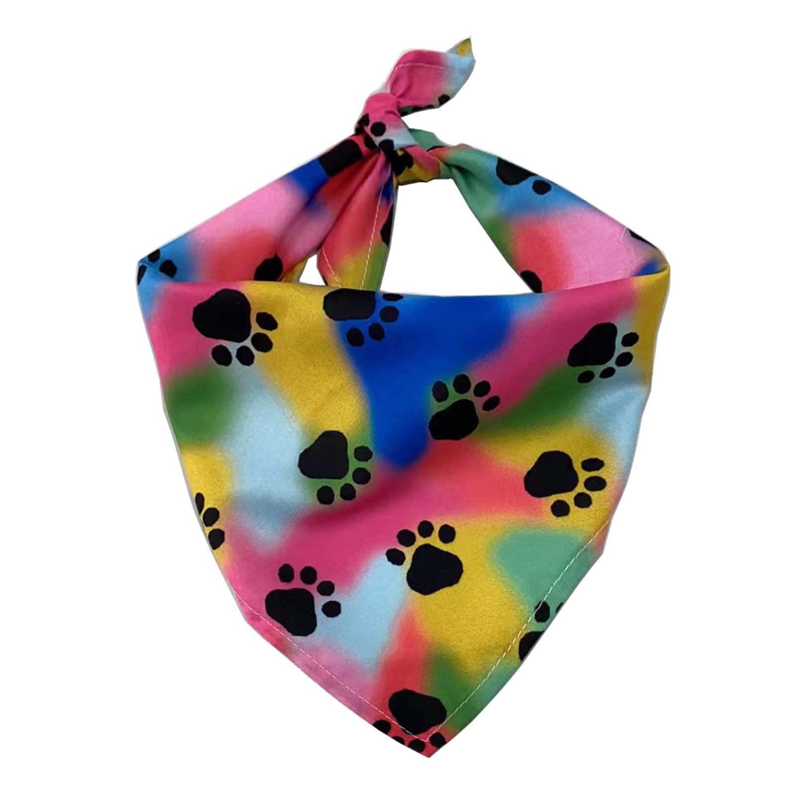 Single-layer Printed Dog Triangle Towel