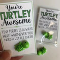 Load image into Gallery viewer, Hug Turtles Emotional Support Ornament Greeting Card Gift
