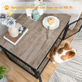 Load image into Gallery viewer, Dog Crate Furniture, 25.1 Inches Wooden Dog Crate, Dog Kennels Indoor with 3 Doors, Decorative Pet House End Table
