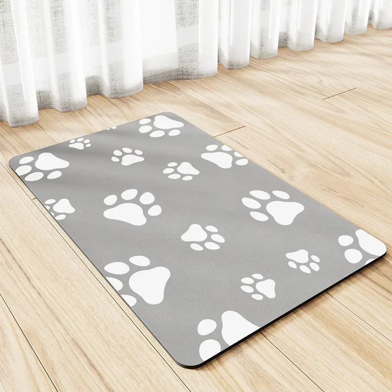 Pet Placemat No Stains Quick Dry Absorbent Dog Food bowl Mat Cat Feed Mat Cat Pads