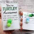 Load image into Gallery viewer, Hug Turtles Emotional Support Ornament Greeting Card Gift
