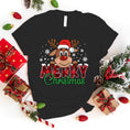 Load image into Gallery viewer, Cute Merry Christmas Printed T-shirt
