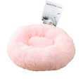 Load image into Gallery viewer, Donut Dog Bed Warm Soft Long Plush Bed For Small Large Dog Washable Sofa Cushion
