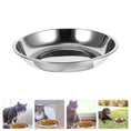 Load image into Gallery viewer, 2 Pcs Fatigue Bowls for Kittens Cat Dish Stainless Steel Feeding Shallow Food
